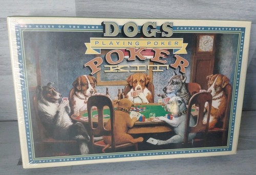 Poker kit dogs playing - kit,