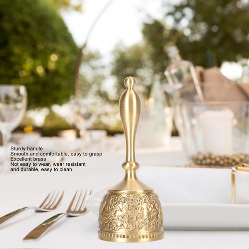 Hand call bell pure brass - call,