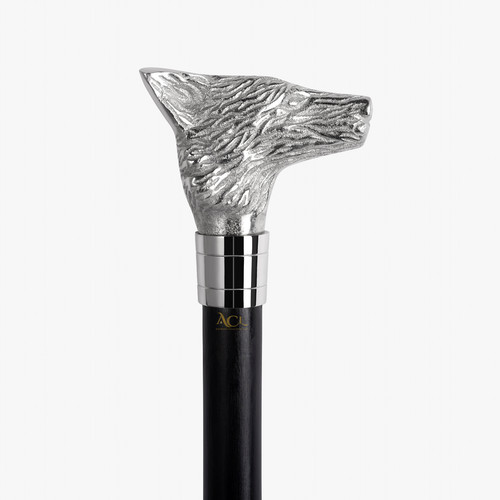 Walking stick fox - walking, chrome
