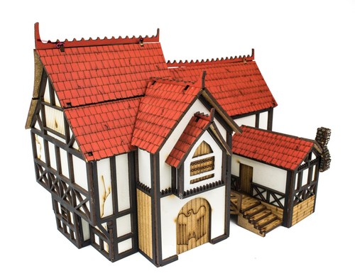 Medieval town manor house - medieval, town manor house