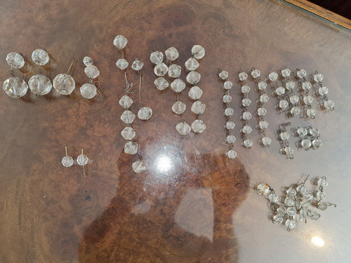 Vintage faceted crystal - vintage,