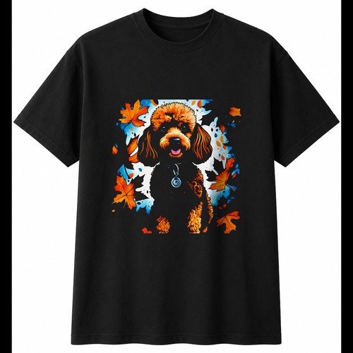 Neon miniature poodle - miniature, in