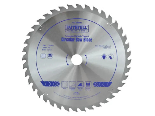 Faithfull tct circular mitre - tct,