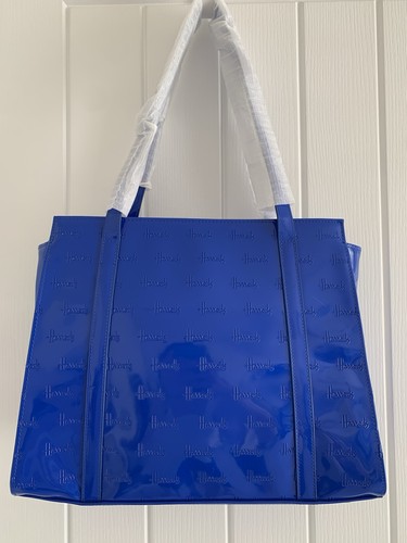 Harrods electric blue embossed - electric,