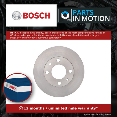 Brake discs pair solid - pair, fits