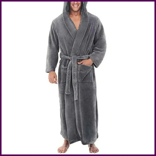 Winter men robes soft - winter, fleece