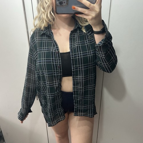 Primark dark green checked - primark,