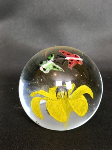 Art glass butterfly - glass,