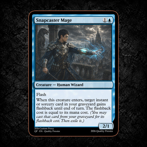 Snapcaster mage custom mtg - mage,