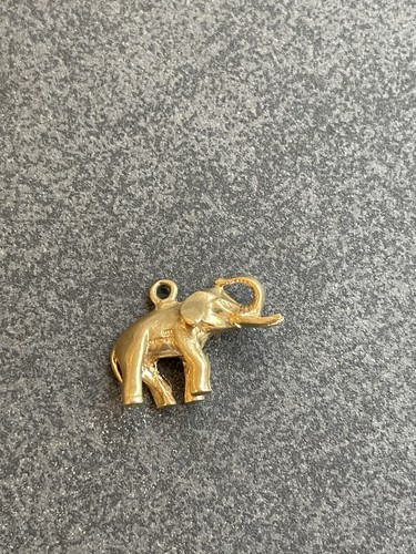 Vintage 9ct gold elephant - 9ct,