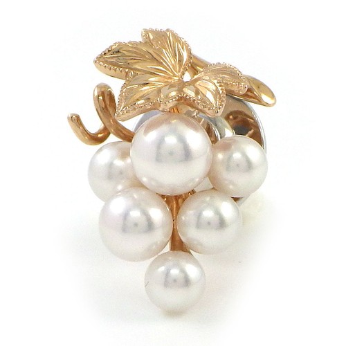 Mikimoto brooch grape motif - mikimoto,