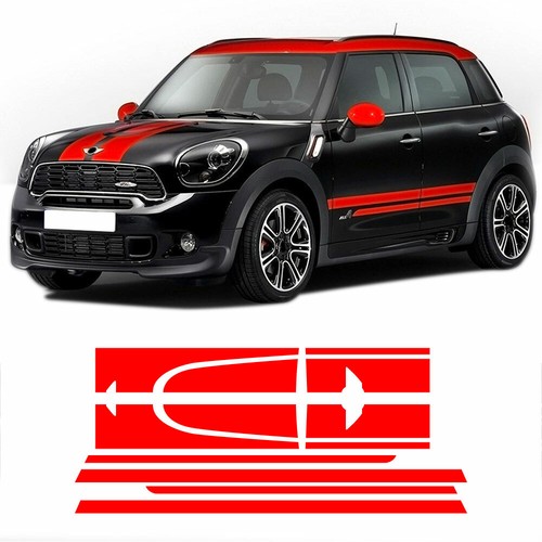 Red decal sticker stripe kit - red,