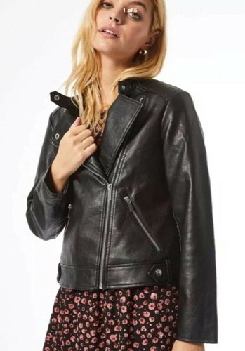 Dorothy perkins black faux - black,