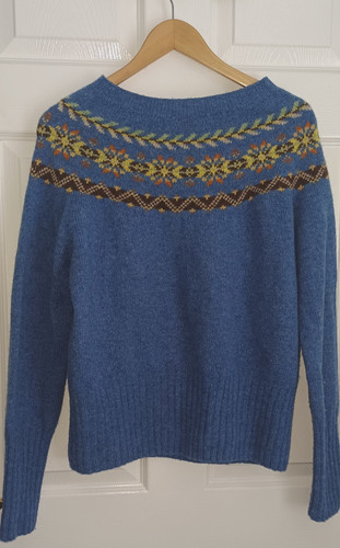 Toast 100 wool - 100%, blue