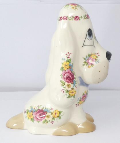 Basset hound ceramic dog - hound,