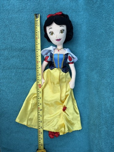 Snow white soft toy - white,