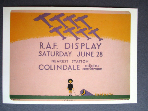 Postcard london transport raf - postcard,