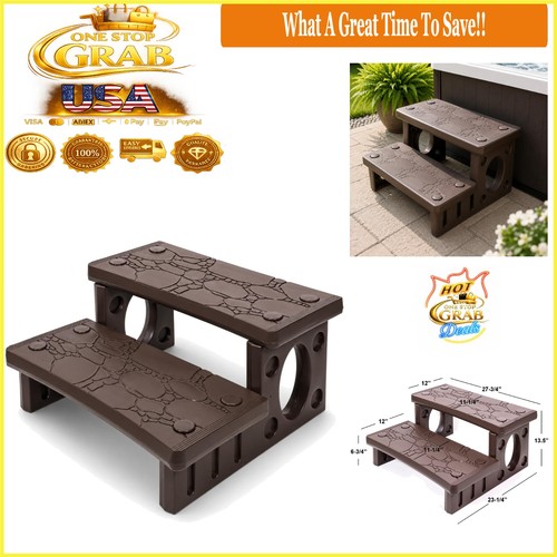 Mocha step spa hot - 2-step, pool