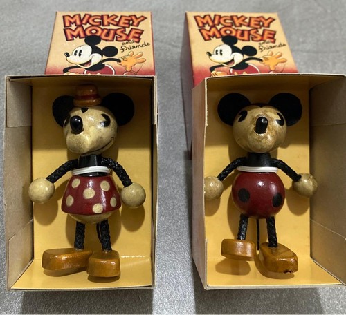 Disney wooden doll - retro, toy