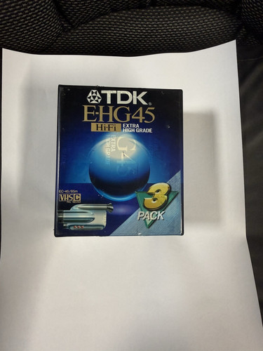 Tdk hg45 hs45 vhs pal - tdk, vhs-c