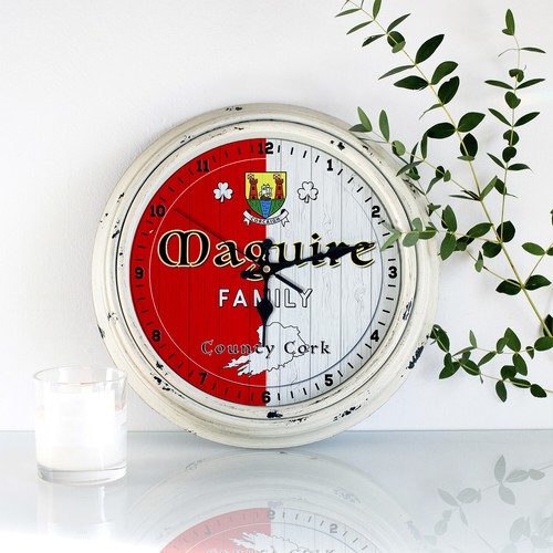 Personalised wall clock cork - clock,