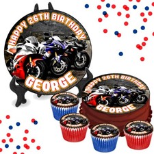 Motorbike trio personalised - motorbike,