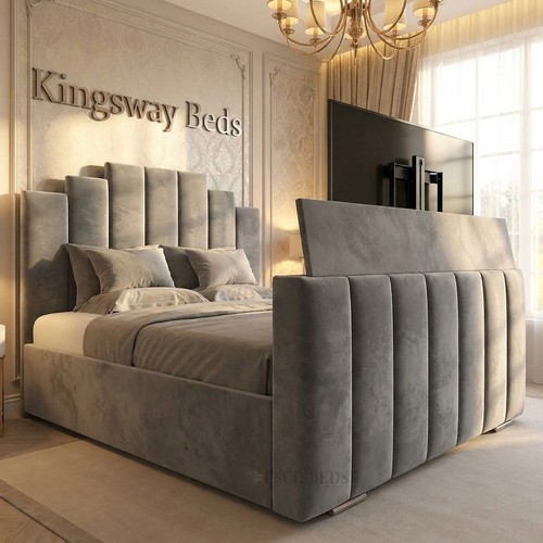 Art deco upholstered bed - upholstered,