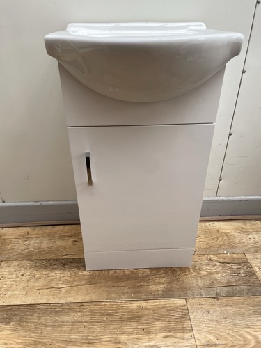 White bathroom cabinet vanity - bathroom,