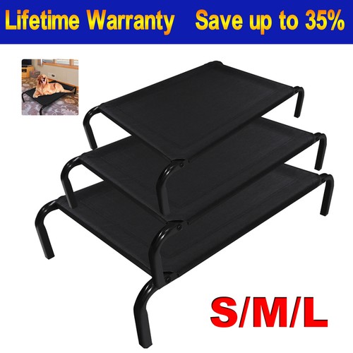 Elevated pet bed with - bed, metal