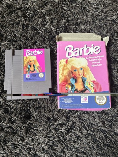 Barbie nes game boxed - nes,