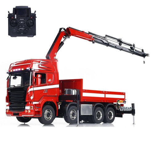 Metal hydraulic crane car - metal,