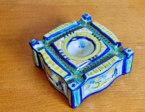 Antique tin glazed earthenware - tin,