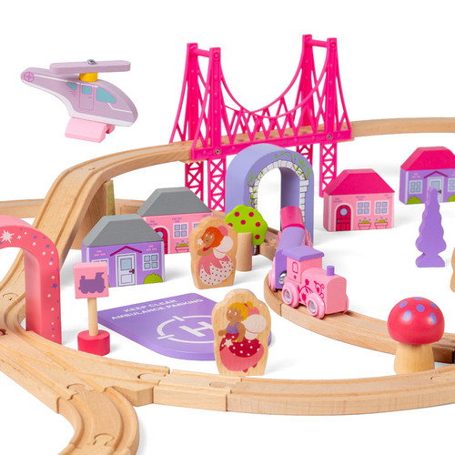 Bigjigs rail wooden fairy - fairy, town