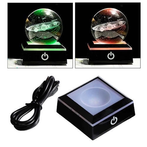 Rotating crystal stand with