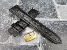 18mm Leather Strap Black Watch