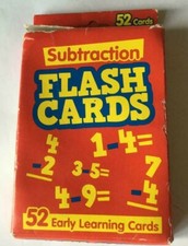 EARLY LEARNING CENTRE SUBTRACTION FLASHCARDS