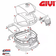 Givi Z769 Top Box Rubber Gasket Waterproof Seal for V35, V46 Cases