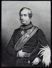 Glass Magic Lantern Slide SIR HENRY HAVELOCK C1890 INDIAN REBELLION GENERAL