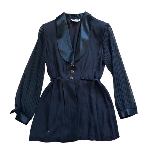 Vintage black tuxedo blazer - tuxedo,