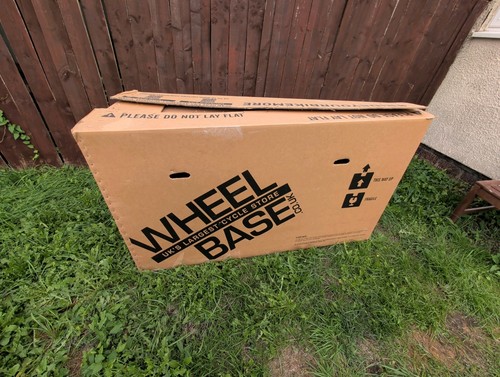 Cardboard bike bicycle - cardboard,
