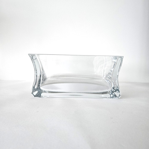 Glass vase heavy - heavy, l22