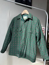 Vintage Timberjack Sign of Quality Original Collared Button Up Jacket Green M