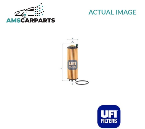 Engine oil filter 2532000 ufi - oil,