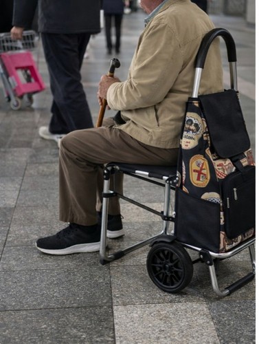 2in1 shopping trolley with - shopping,