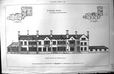 Old Country House South Elevation Ground First Plan Ambler Architectu