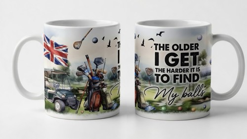 Funny golf mug novelty - funny,