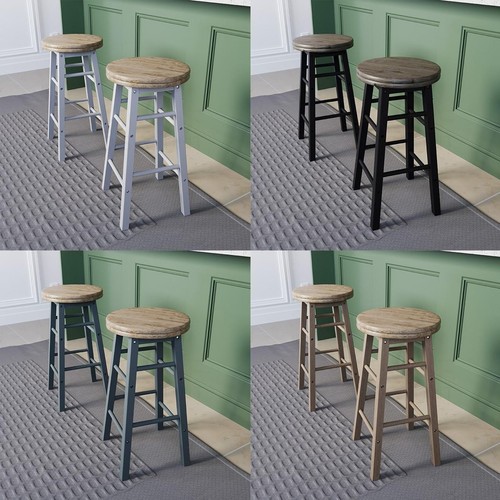 Bar stools wooden - 2,