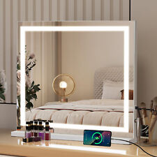 Hollywood Large Makeup Mirror Vanity Mirror Dimmable LED Light 3 Color Modes