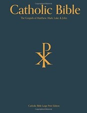 Catholic bible large - catholic, print