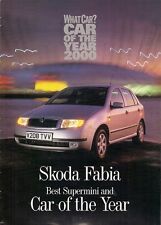Skoda Fabia 1.4 Comfort & Elegance Road Tests 2000 UK Market Sales Brochure 
